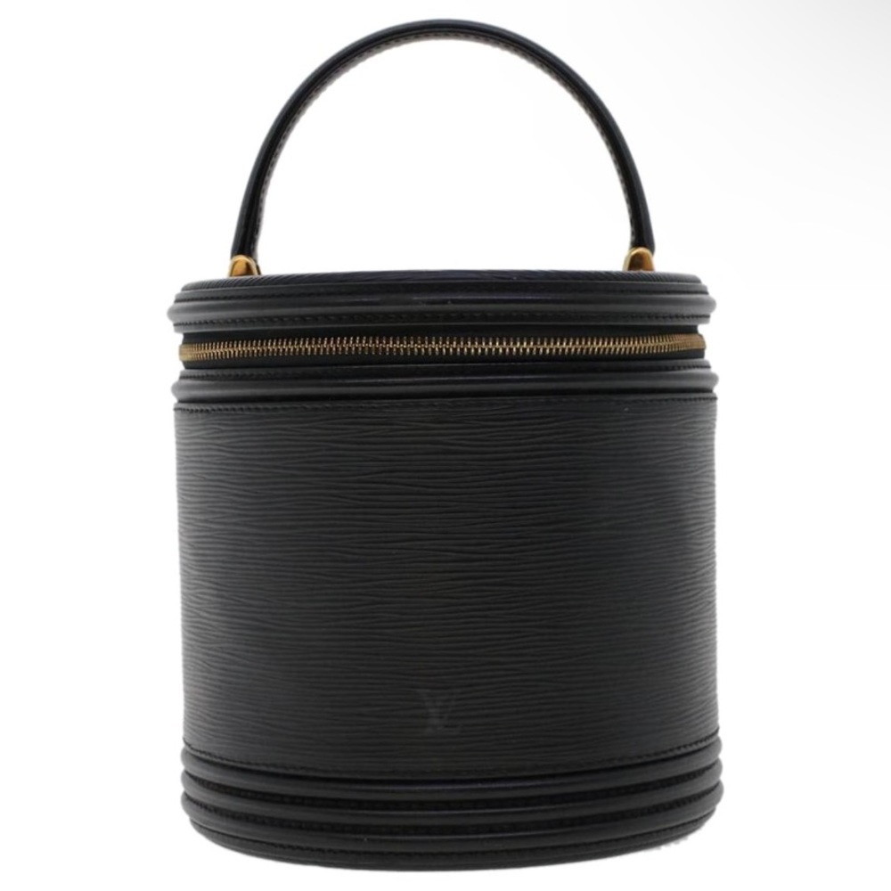 Louis Vuitton Epi Leather Cannes Bucket Bag Black –Authentic – Rare – Vintage LV